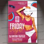 Friday Night Template - Flyer PSD