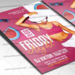 Friday Night Template - Flyer PSD