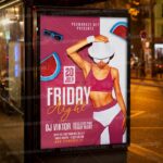 Friday Night Template - Flyer PSD