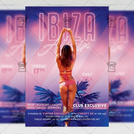 Ibiza Affair - Flyer PSD Template