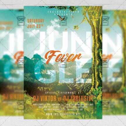 Jungle Fever - Flyer PSD Template