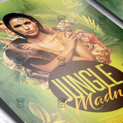 Jungle Madness - Flyer PSD Template
