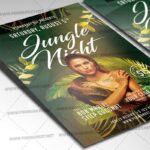 Jungle Night Template - Flyer PSD