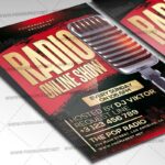 Online Radio Show Template - Flyer PSD