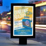 Online Radio Talks - Flyer PSD Template