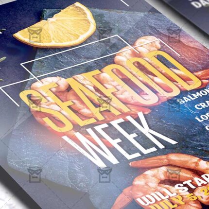 Seafood Week - Flyer PSD Template