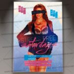 Stress Free Saturdays Template - Flyer PSD