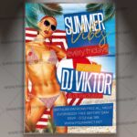Summer Vibes Template - Flyer PSD