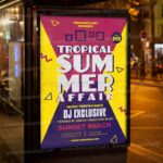 Tropical Summer Affair Template - Flyer PSD