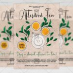 Afternoon Tea - Flyer PSD Template
