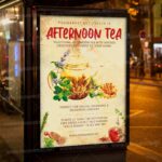 Afternoon Tea Template - Flyer PSD