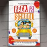 Back to School Template - Flyer PSD