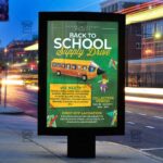 Back to School Supply Drive - Flyer PSD Template