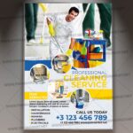 Cleaning Service Template - Flyer PSD