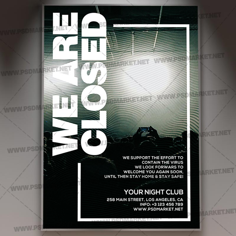 club_closed_flyer_psd_psdmarket-1.jpg Club Closed Template - Flyer PSD