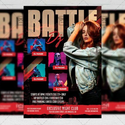 Dj Battle - Flyer PSD Template