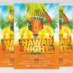 Hawaii Night - Flyer PSD Template