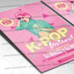 K-POP Festival Template - Flyer PSD