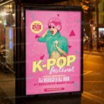 K-POP Festival Template - Flyer PSD