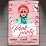 Pink Party Night Template - Flyer PSD