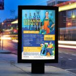 Professional Cleaning Service - Flyer PSD Template