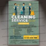 Professional Cleaning Service Template - Flyer PSD