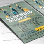 Professional Cleaning Service Template - Flyer PSD