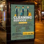 Professional Cleaning Service Template - Flyer PSD