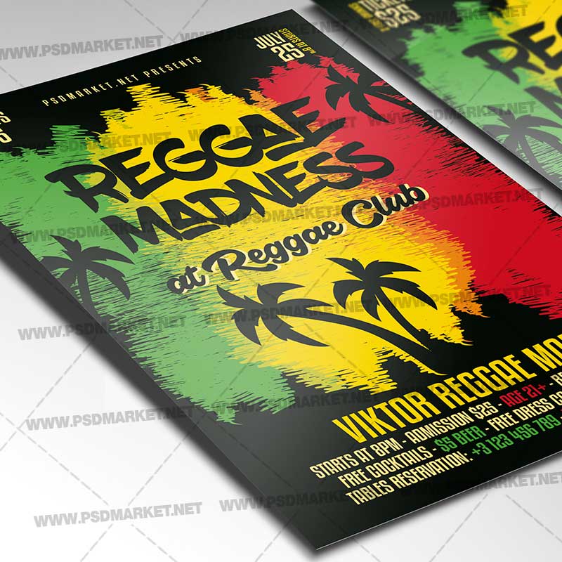 reggae_madness_flyer_psd_psdmarket-2.jpg Reggae Madness Template - Flyer PSD
