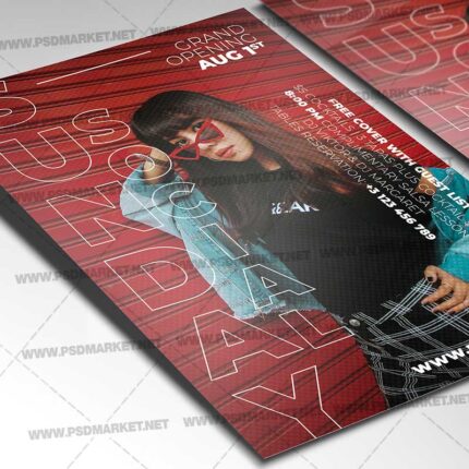 Sunday Social Template - Flyer PSD