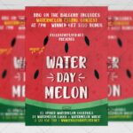 Watermelon Day - Flyer PSD Template