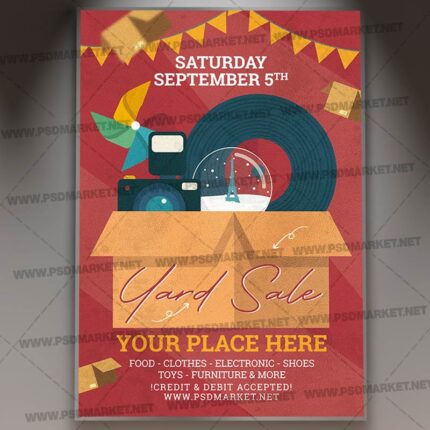 Annual Yard Sale Template - Flyer PSD