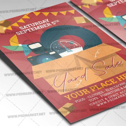 Annual Yard Sale Template - Flyer PSD