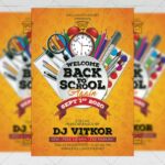 Back to School Again - Flyer PSD Template