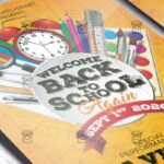 Back to School Again - Flyer PSD Template