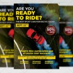 Car Racing - Flyer PSD Template