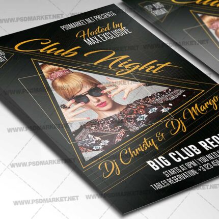Club Night Template - Flyer PSD