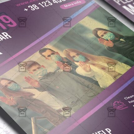Coronavirus - Flyer PSD Template