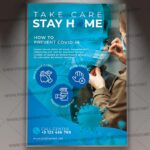 Coronavirus Template - Flyer PSD