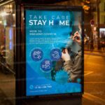 Coronavirus Template - Flyer PSD