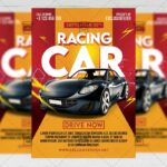 Drag Racing - Flyer PSD Template