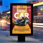 Drag Racing - Flyer PSD Template