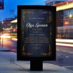 Funeral Card - Flyer PSD Template