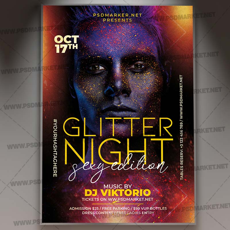 glitter_night_flyer_psd_psdmarket-1.jpg Glitter Night Template - Flyer PSD