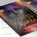 Glitter Night Template - Flyer PSD