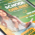 Online School - Flyer PSD Template