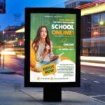 Online School - Flyer PSD Template
