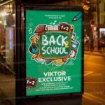 School Again Template - Flyer PSD