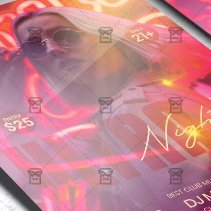 Ultra Night - Flyer PSD Template