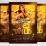 Wet Wild Night - Flyer PSD Template